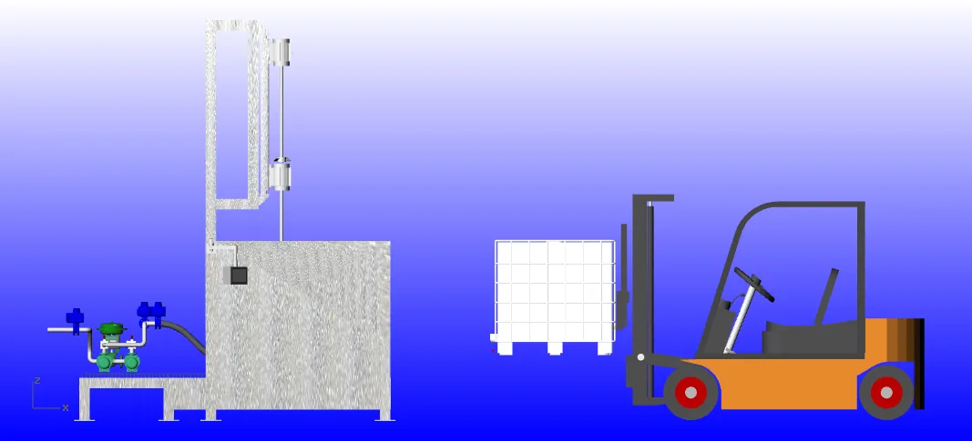 Vista lateral — Ingeniería 3D