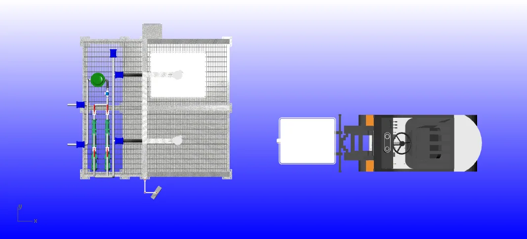 vista de planta — Ingeniería 3D