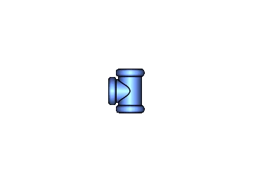 Recurso HMI IOTA: tee off vacio, categoría Piping y accesorios
