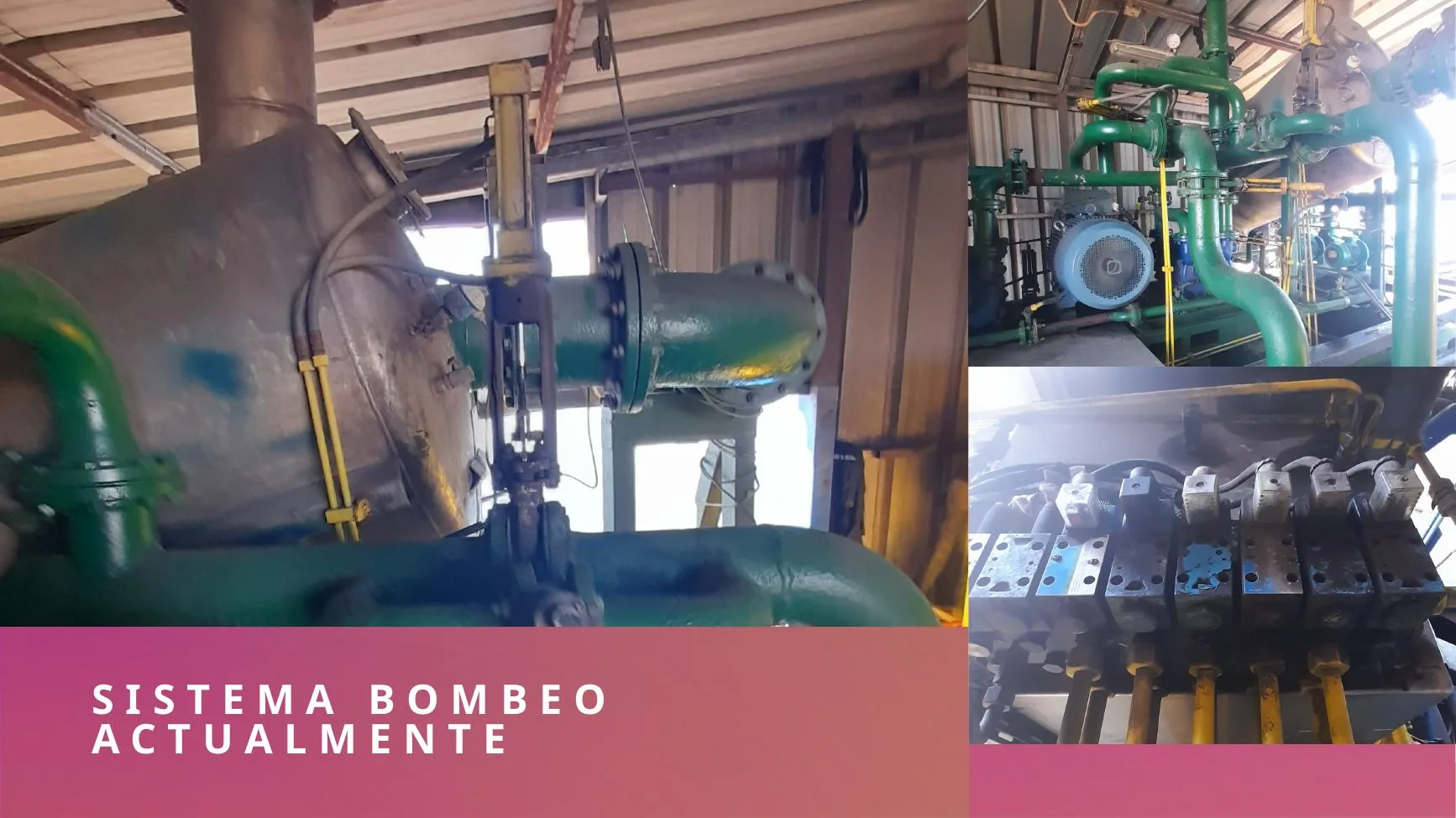 Sistema industrial antes del retrofit